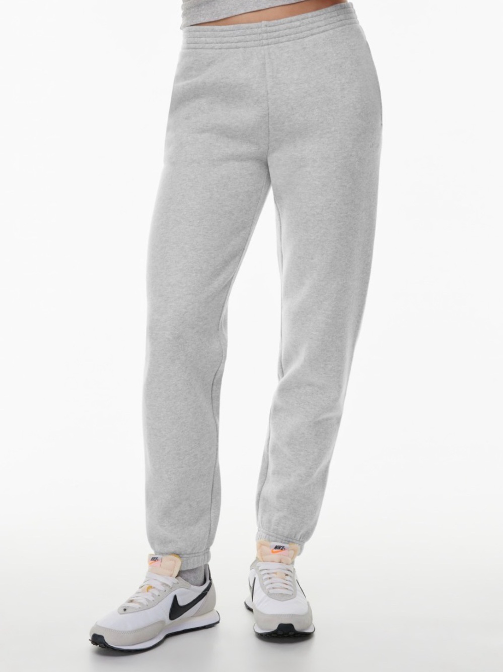 Aritzia Sweatfleece Cozy Fleece Perfect Fit Light Grey Sweatpants XXS